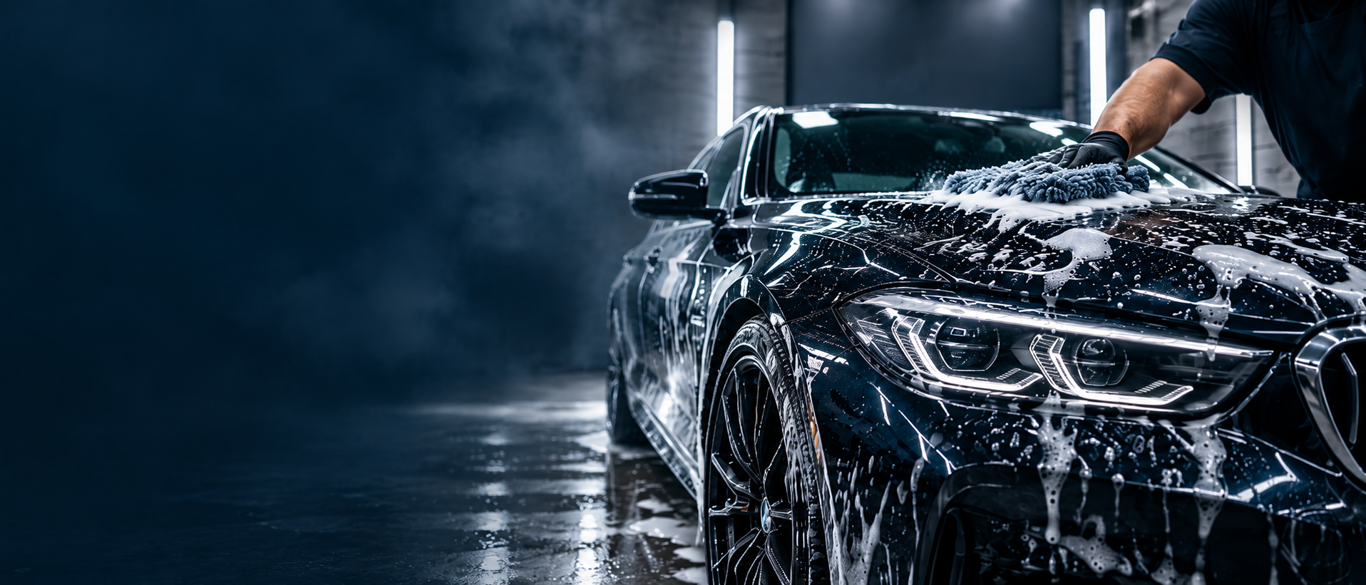 Banner ilustrat KOYOS Car Wash & More